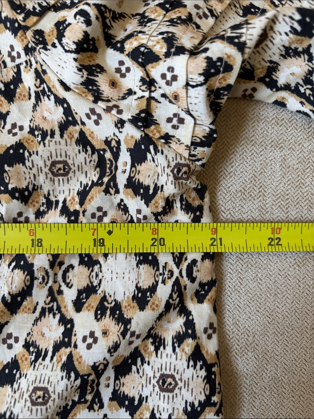 Anthropologie Pleated Puff-Sleeve Blouse Boho Peasant Top - Size Medium - Picture 15 of 16